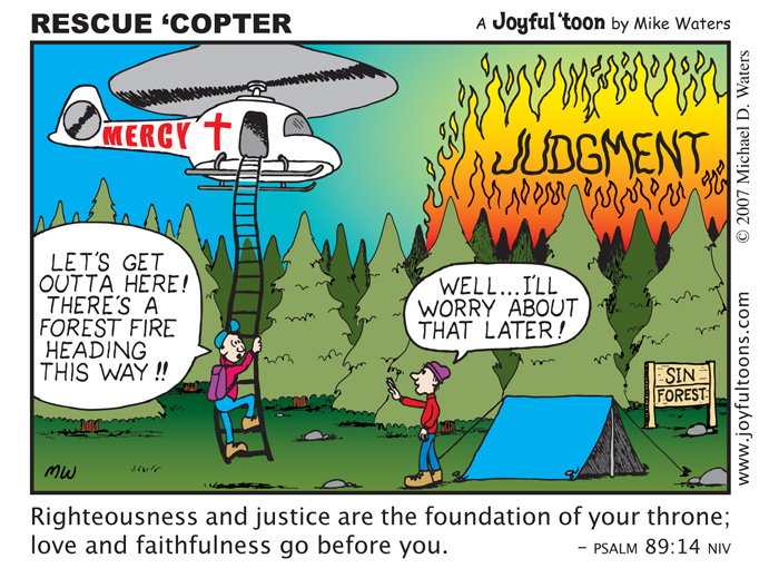 Rescue 'copter - Psalm 89:14