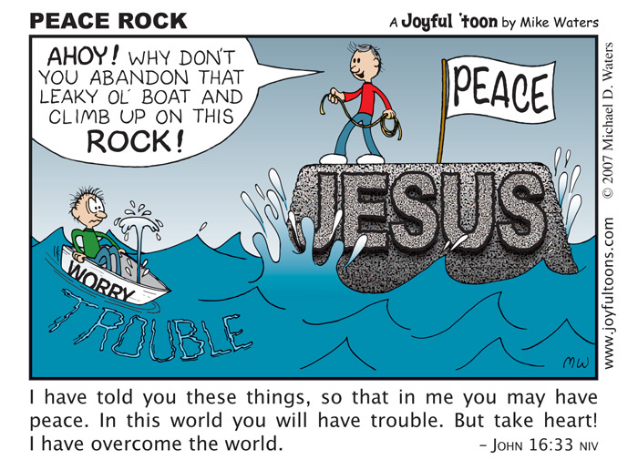 Peace Rock - John 16:33